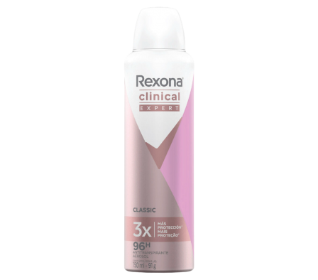 Rexona Antitranspirante Clinical Classic 150ml 