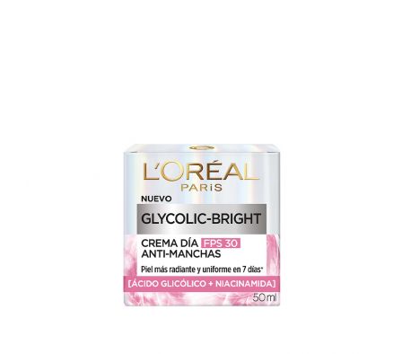 Loreal Crema Facial Dia  Glycolic FPS 30 50ml 