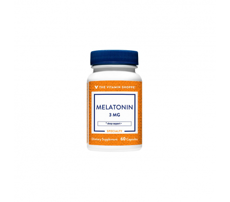 The Vitamin Shoppe Melatonina 3mg - 60 Capsulas