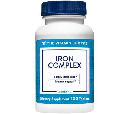 The Vitamin Shoppe Iron Complex (100 Tabletas)