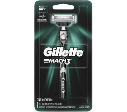 Gillette Maquina Afeitadora  Mach 3 Turbo.