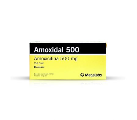 Amoxidal 500 - 8 Cápsulas