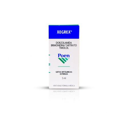 Xegrex Solución Oftálmica Estéril En Gotas 5mL