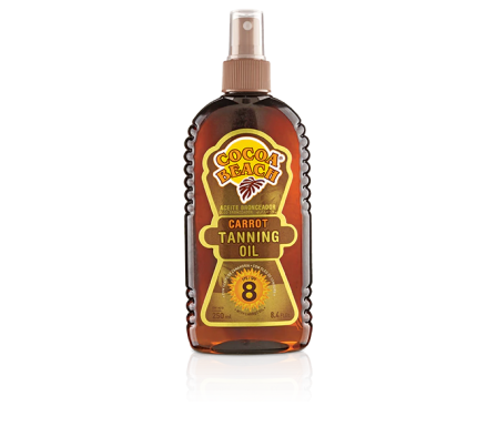 Cocoa Beach Aceite Bronceador FPS8 250ml