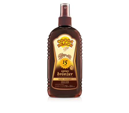 Cocoa Beach Spray Bronceador Oil Free FPS15 250ml 