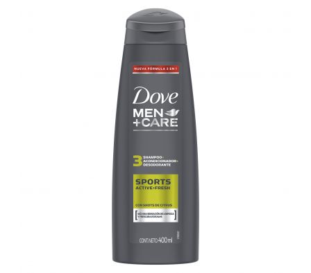 Dove Shampoo 2-1 Active Fresh 400ml 