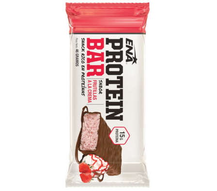 Ena Barra Protein Bar Frutillas A La Crema 46 g