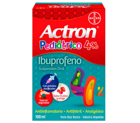 Actron Pediatrico 4% Suspensión Oral 100ml