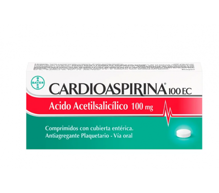 Cardioaspirina Ec Ácido Acetilsalicílico 100 mg - 