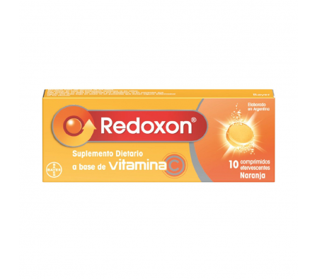 Redoxon Vitamina C 1g Naranja - 10 Comprimidos