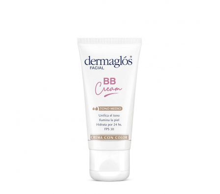 Dermaglos Facial BB Cream FPS 30 Tono Medio 50gr