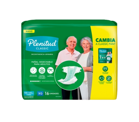 Plenitud Pañal P/ Adulto Classic G 16 Unidades 