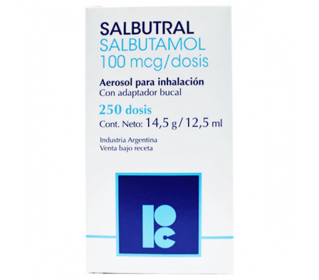 Salbutral Aerosol 250 Dosis 