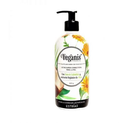 Veganis Leche Corporal Correctora Estrías 500ml