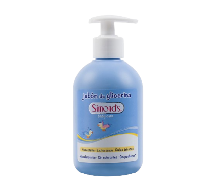 Simonds Jabon Liquido Glicerina Celeste 340ml 