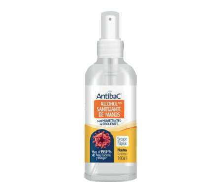 Antibac Alcohol Sanitizante P/ Manos Neutro 100ml