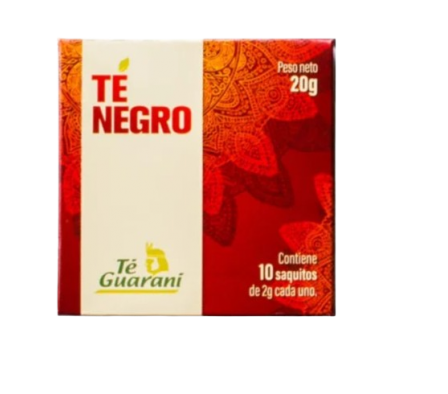 Te Guarani Negro 10 Saquitos.