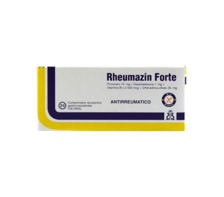 Rheumazin Forte 20 Comprimidos Gastrorresistentes
