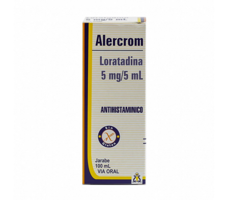 Alercrom Loratadina 5 mg/5 mL - Jarabe 100mL