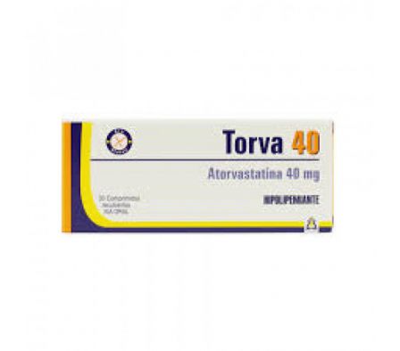 Torva 40mg - 30 Comprimidos