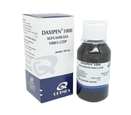 Daxipen1000 Alfa Amilasa 1000 U.CEIP Jarabe 100ml