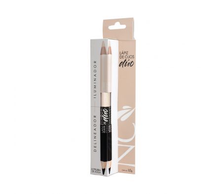 NewColor Lapiz Delineador Duo Negro + Ilumin