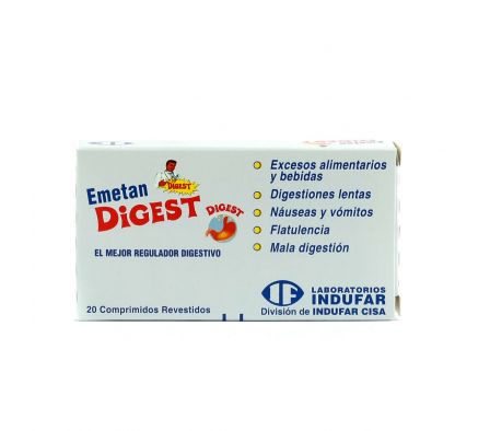 Emetan Digest 20 Comprimidos Recubiertos