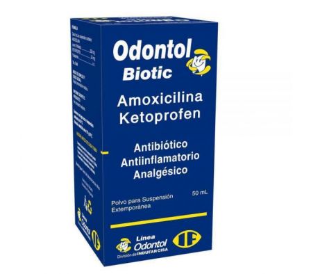 Odontol Biotic Amoxicilina Ketoprofen 250mg 