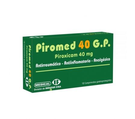 Piromed 40 G.P. 12 Comprimidos 