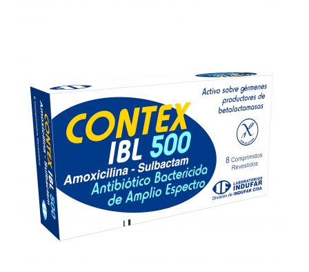 Contex Ibl 500 Amoxicilina Sulbactam