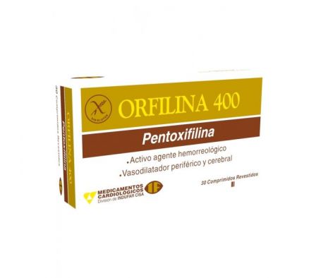 Orfilina 400 Comprimidos Revestidos Caja