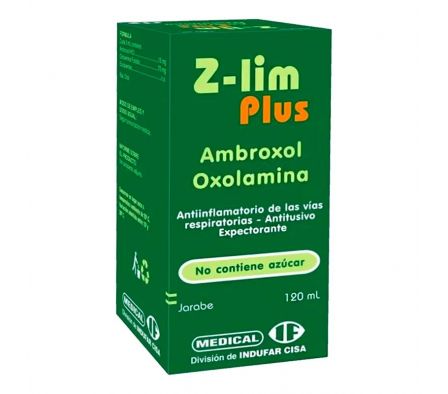Z-lim Plus Ambroxol Oxolamina - 120 mL.