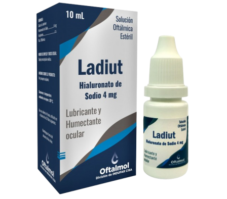 Ladiut Hialuronato de Sodio 4 mg Solución Estéril 