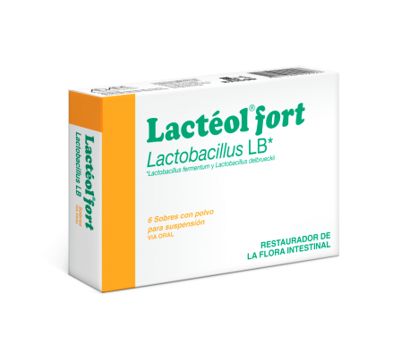 Lactéol Fort 6 Sobres con Polvo para Suspensión