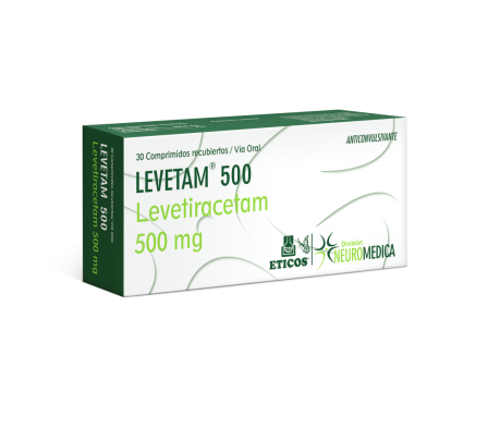 Levetam 500 Levetiracetam 500mg - Cont. 30 comprim