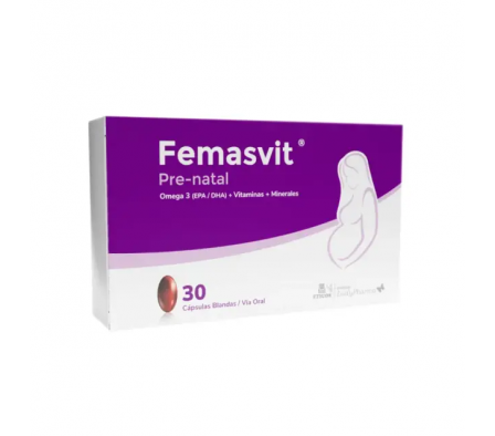 Femasvit Pre-natal - Caja de 30 Capsulas Blandas