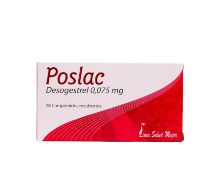 Poslac Desogestrel 0,075 mg - Caja de 28 Comprimid