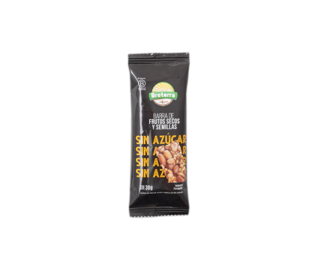 Broterra Barra de Cereal Semillas S/ Azucar 30gr