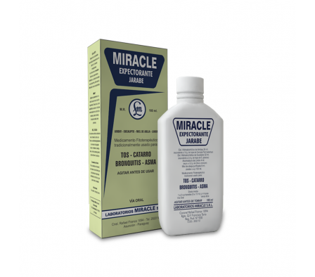 Miracle Expectorante Jarabe - Frasco de 180 ml