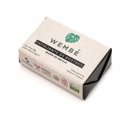 Wembé Jabón Tocador Arcilla Negra