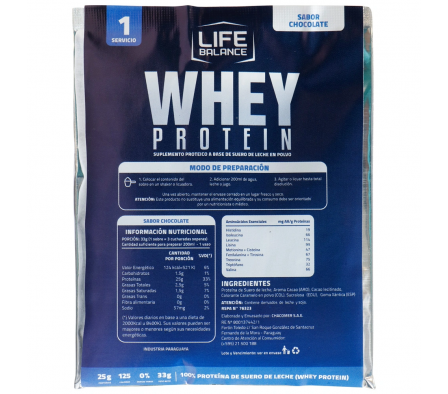 Life Balance Monodosis Whey Protein Chocolate 33 g