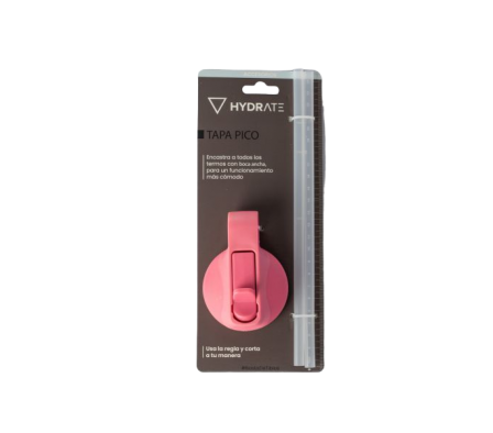 Hydrate Tapa Pico Ancho Rosa
