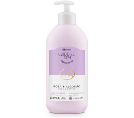 oBoticário CBEM Loción Corporal Rosa Algodao 400ml