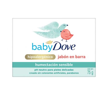 Dove Jabon en Barra Baby Humectacion Sensible 75gr