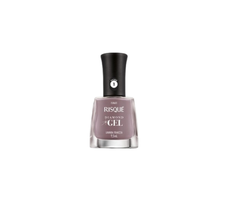 Risque Esmalte Diamond Gel Lavanda Fresca 9,5ml