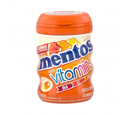 Mentos Goma de Mascar Vitamin Citrus 48g