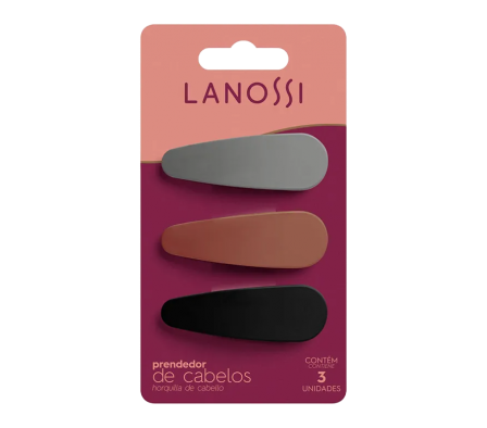 Lanossi Hebillas Tic Tac Stilus 3 Unidades