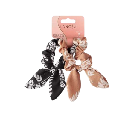 Lanossi Goma Estilo Vintage Floral / 2 Unidades