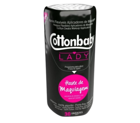Cottonbaby Hisopo Aplicador Maquillaje 30 Unidades