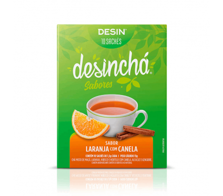 Desincha Te Sabor Naranja Con Canela -10 unidades.
